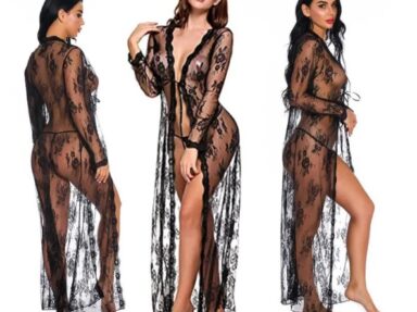 Dentelle Robe transparente
