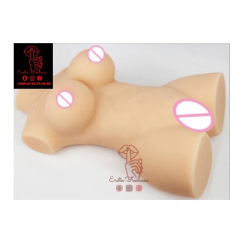 Fille sexy 3D avec squelette demi-corps 3D pleine poupée d’entité en silicone