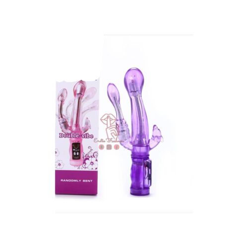 Vibromasseur double vibration 6 vitesses forte vibration triple stimulation Vibrador Sex Toys pour femme G